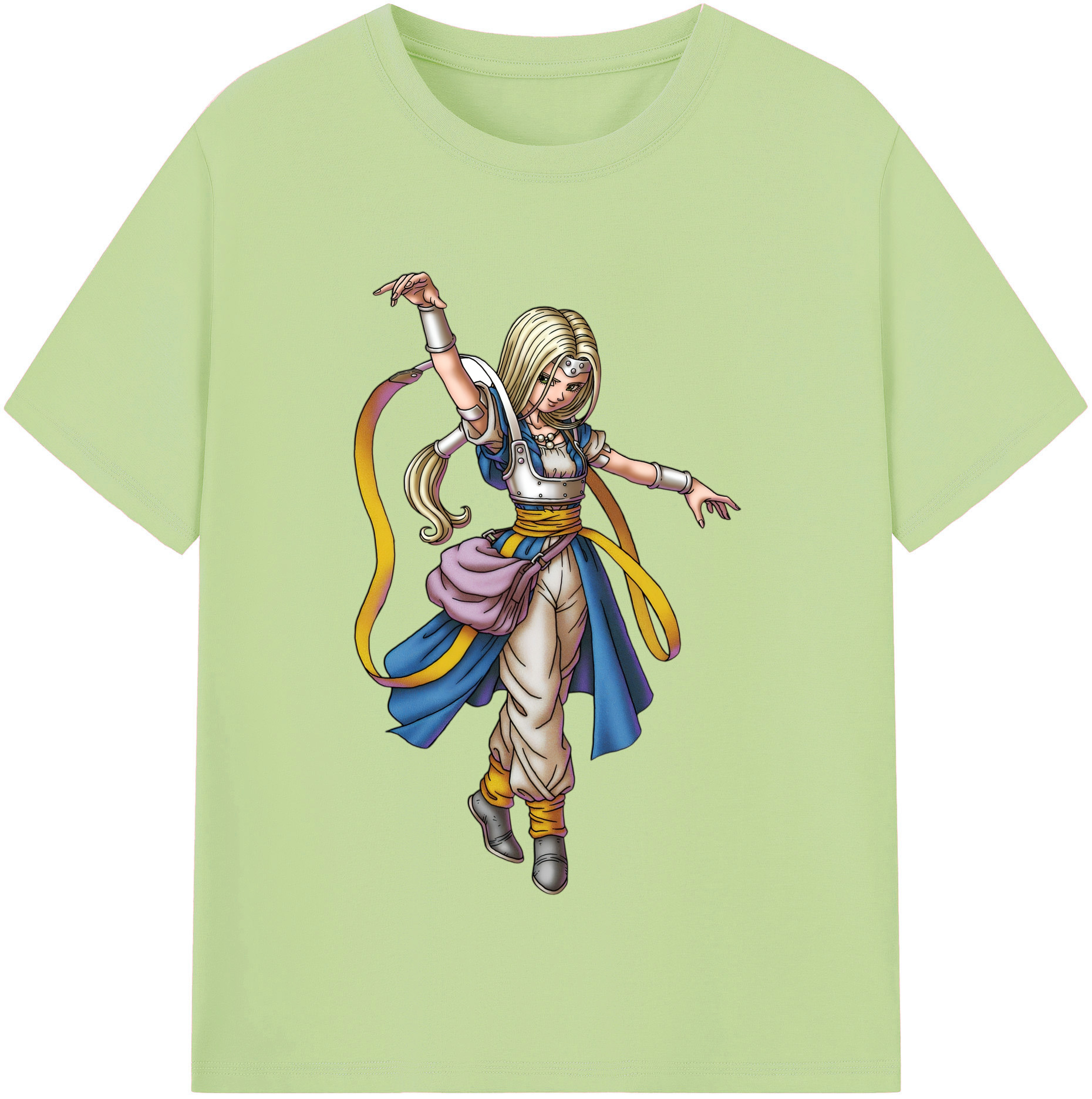 （画像用） ドラゴンクエスト Doragon Kuesuto Dragon Quest 綿100％半袖Tシャツ（フロントプリント）